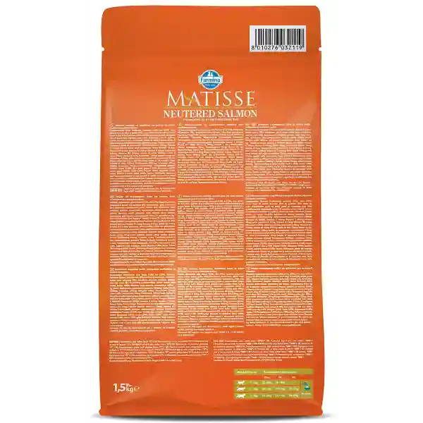 Matisse Neutered Adult Cat Food Salmon