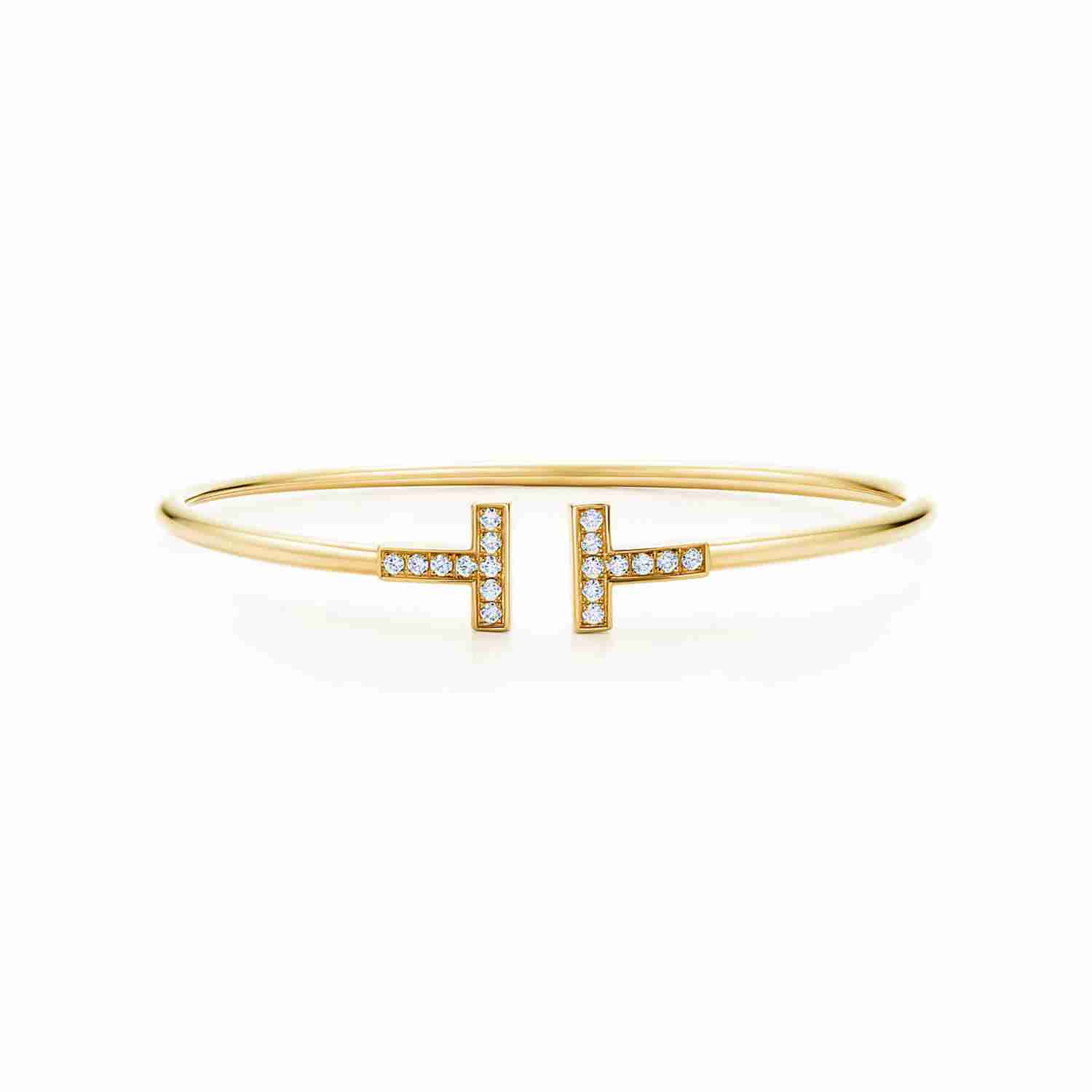 Tiffany T:Diamond Wire Bracelet