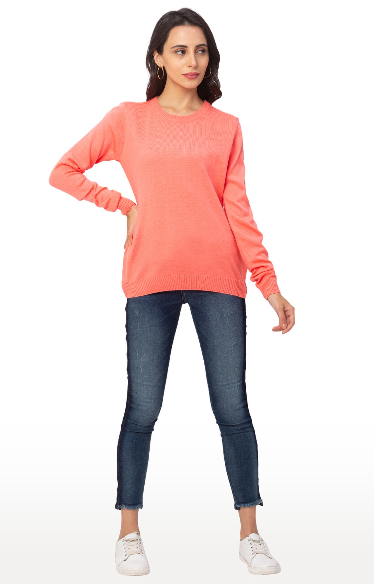 globus | Pink Solid Sweater 1