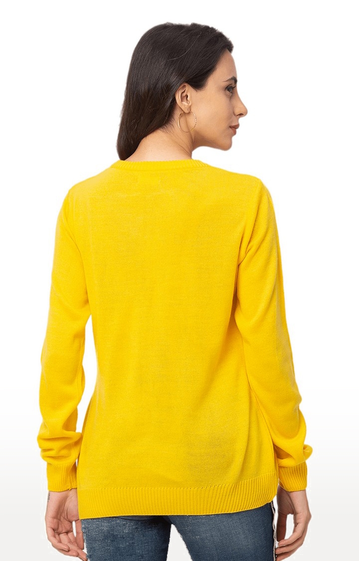 globus | Yellow Solid Sweater 3