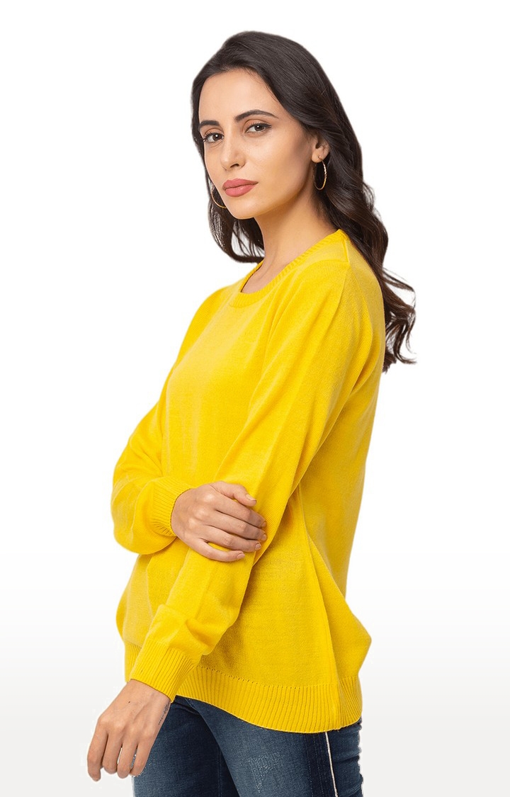 globus | Yellow Solid Sweater 2