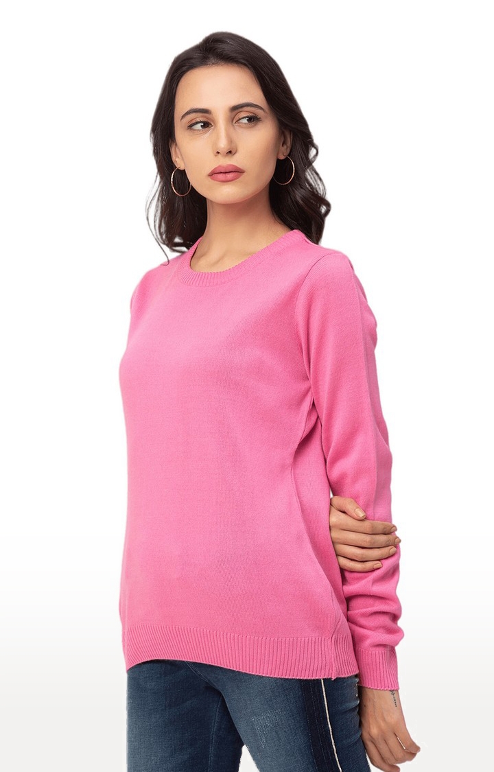 globus | Pink Solid Sweater 2