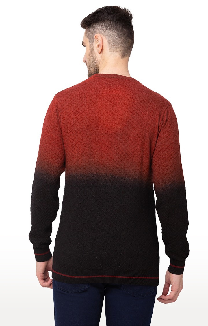 globus | Red Colourblock Sweater 3