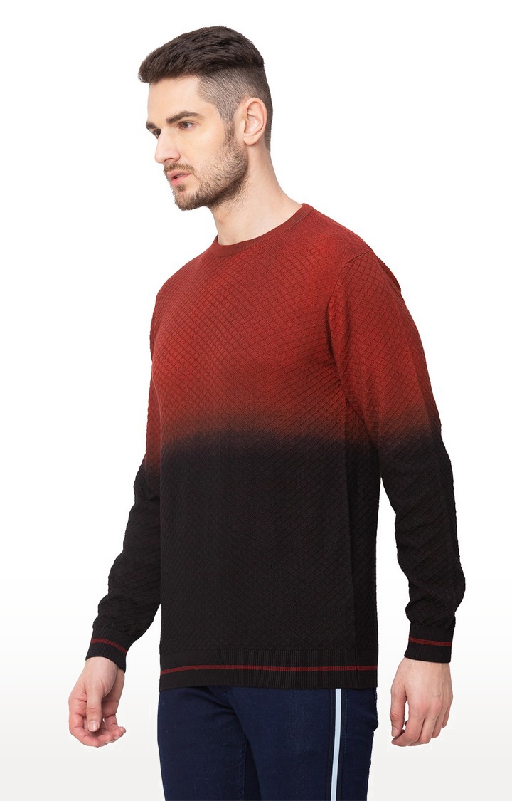 globus | Red Colourblock Sweater 2