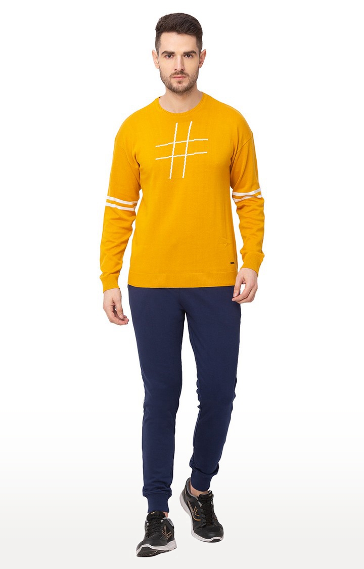 globus | Yellow Printed Sweater 1