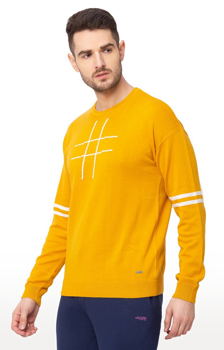 globus | Yellow Printed Sweater 2