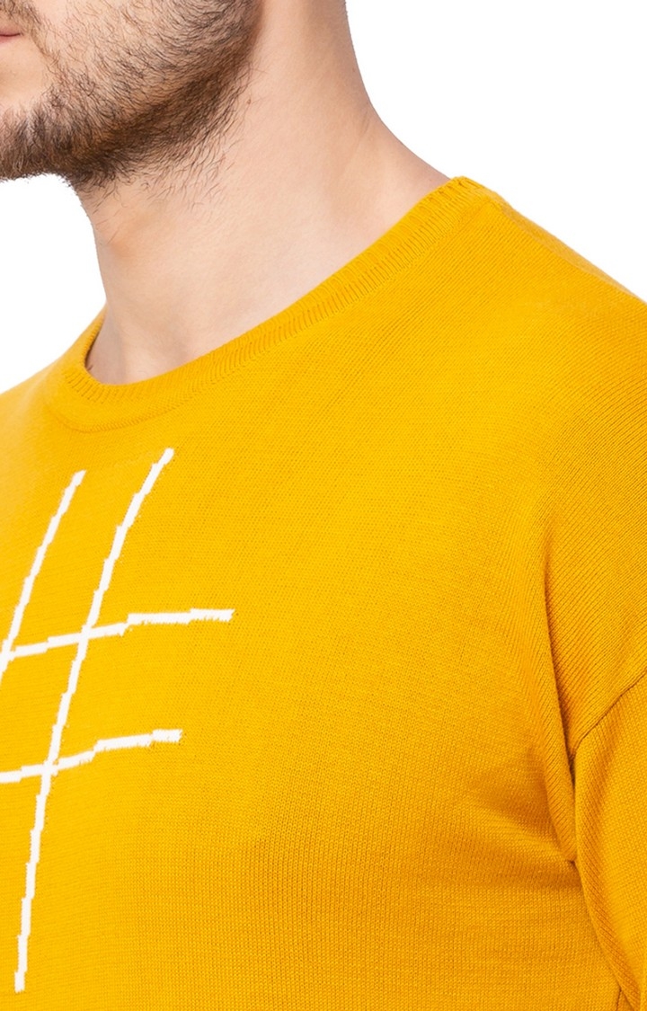 globus | Yellow Printed Sweater 4