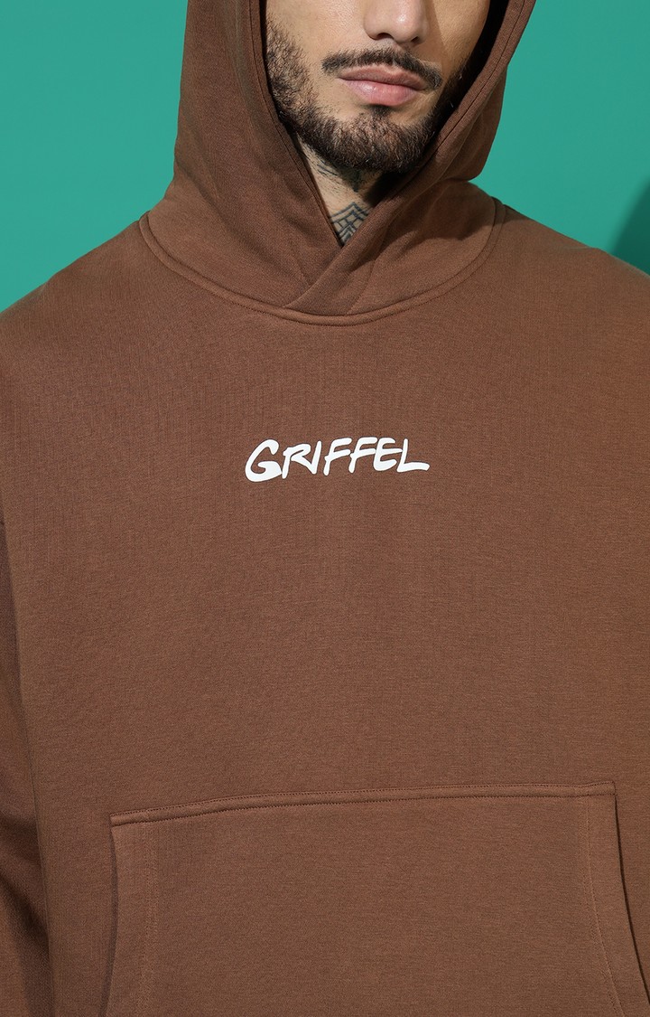 Men's Vaguely Oversized Coffee Hoodie Tracksuit