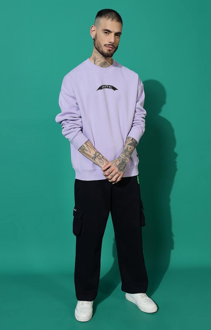 Men's Eye Oversized Mauve Tracksuit