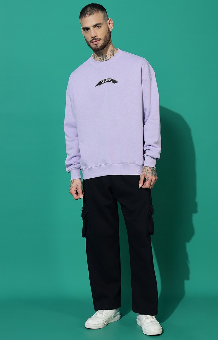 Men's Eye Oversized Mauve Tracksuit