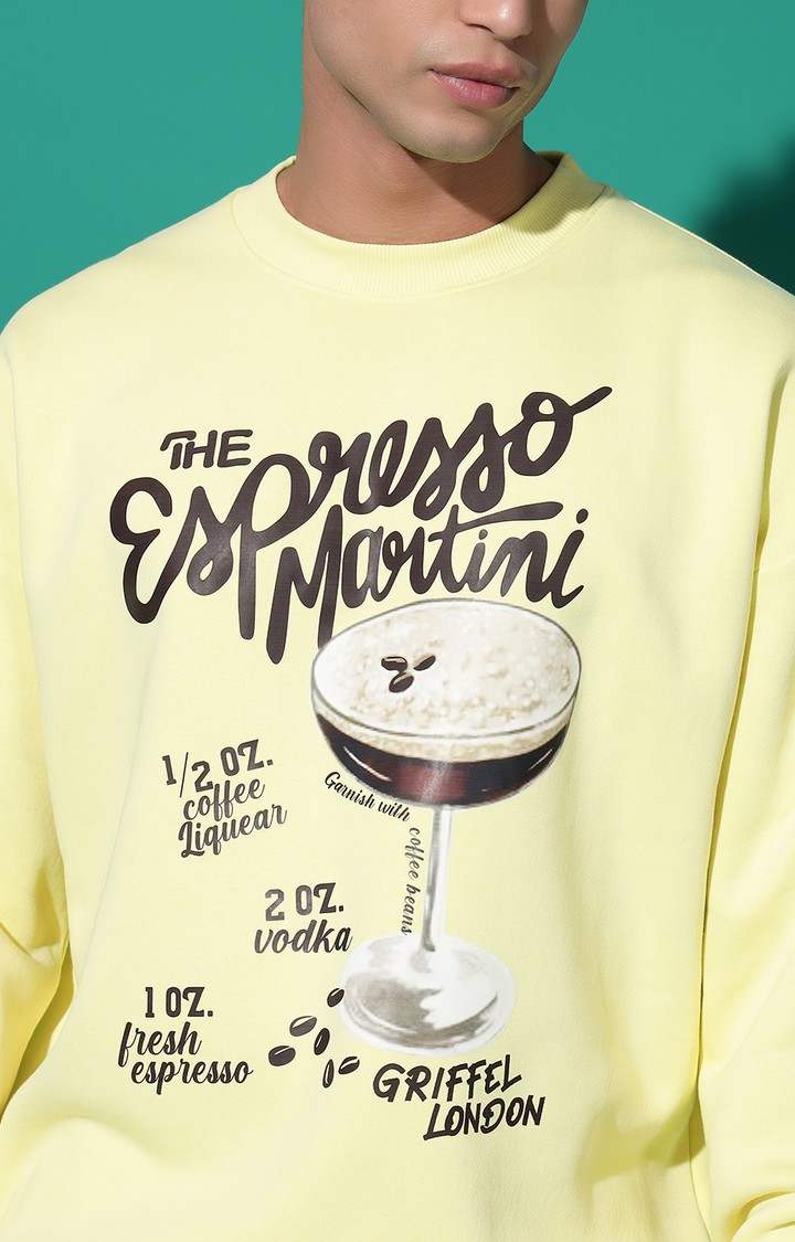 Men's Espresso Oversized Fit White Tracksuit