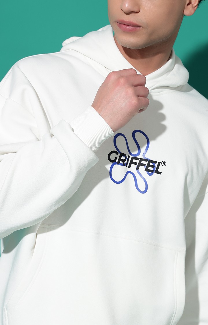 Men's NO ONE SAVES YOU Oversized White Tracksuit