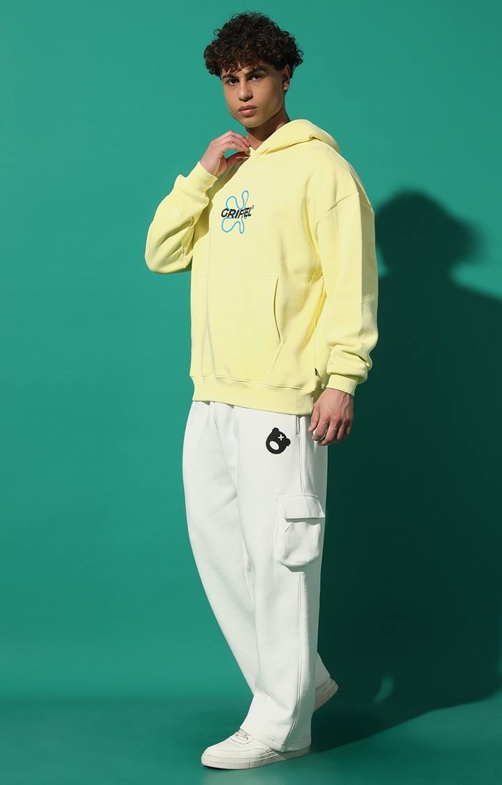 Men's NO ONE SAVES YOU Oversized Yellow Tracksuit