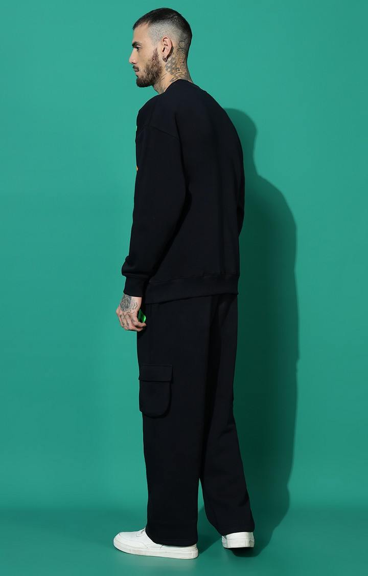 Men's ALL STAR Oversized Black Green Tracksuit