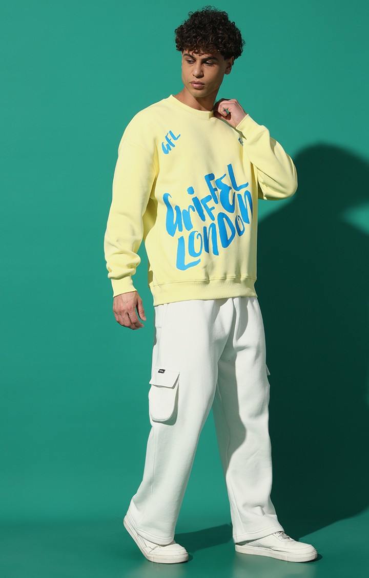 Men's Side Griffel London Oversized Yellow Tracksuit