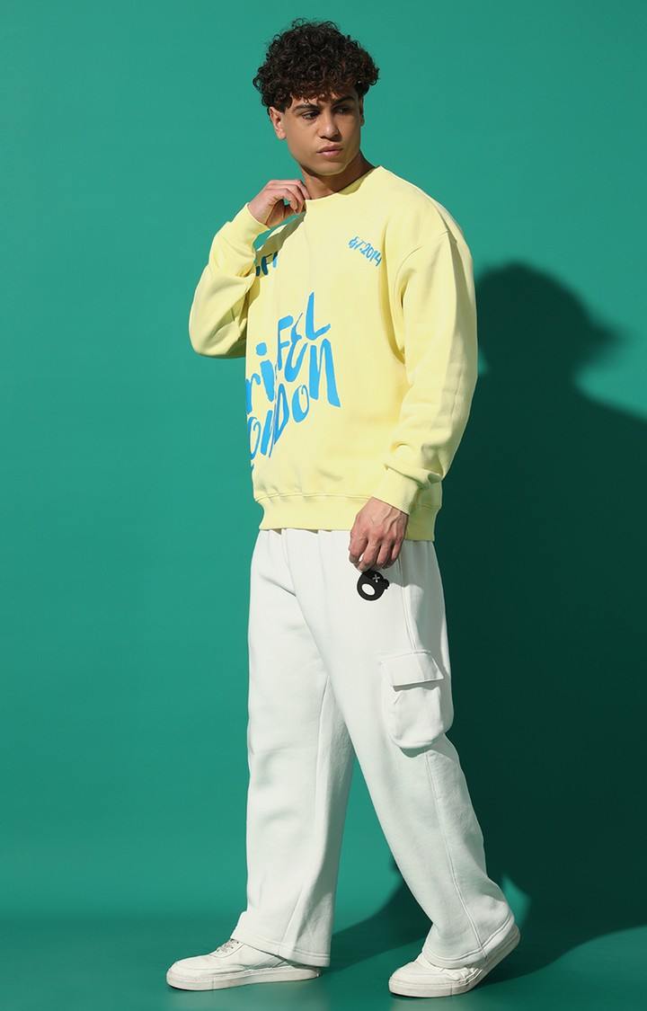 Men's Side Griffel London Oversized Yellow Tracksuit