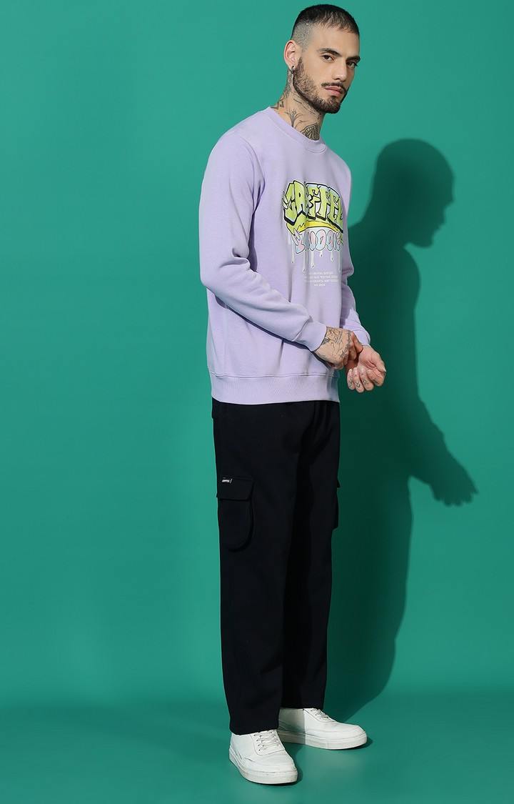 Men's Raw Griffel Regular Fit Mauve Tracksuit