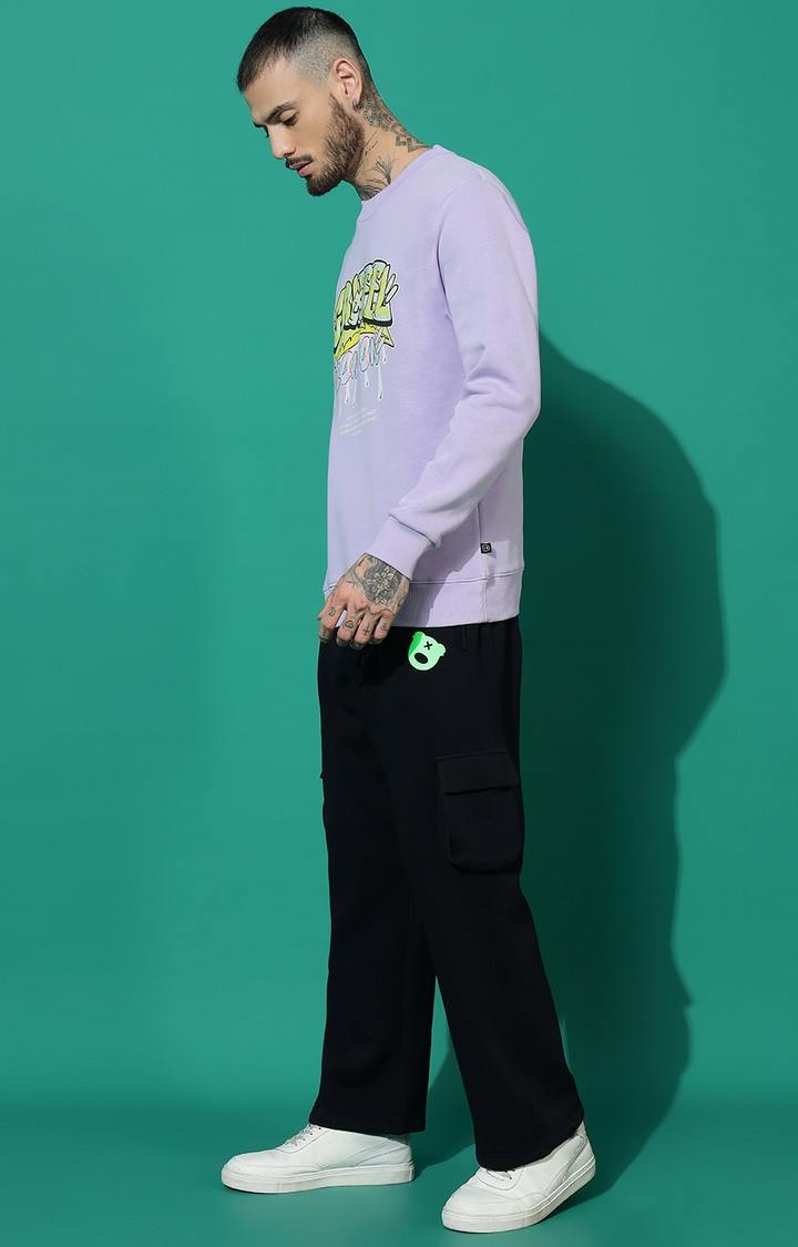 Men's Raw Griffel Regular Fit Mauve Tracksuit