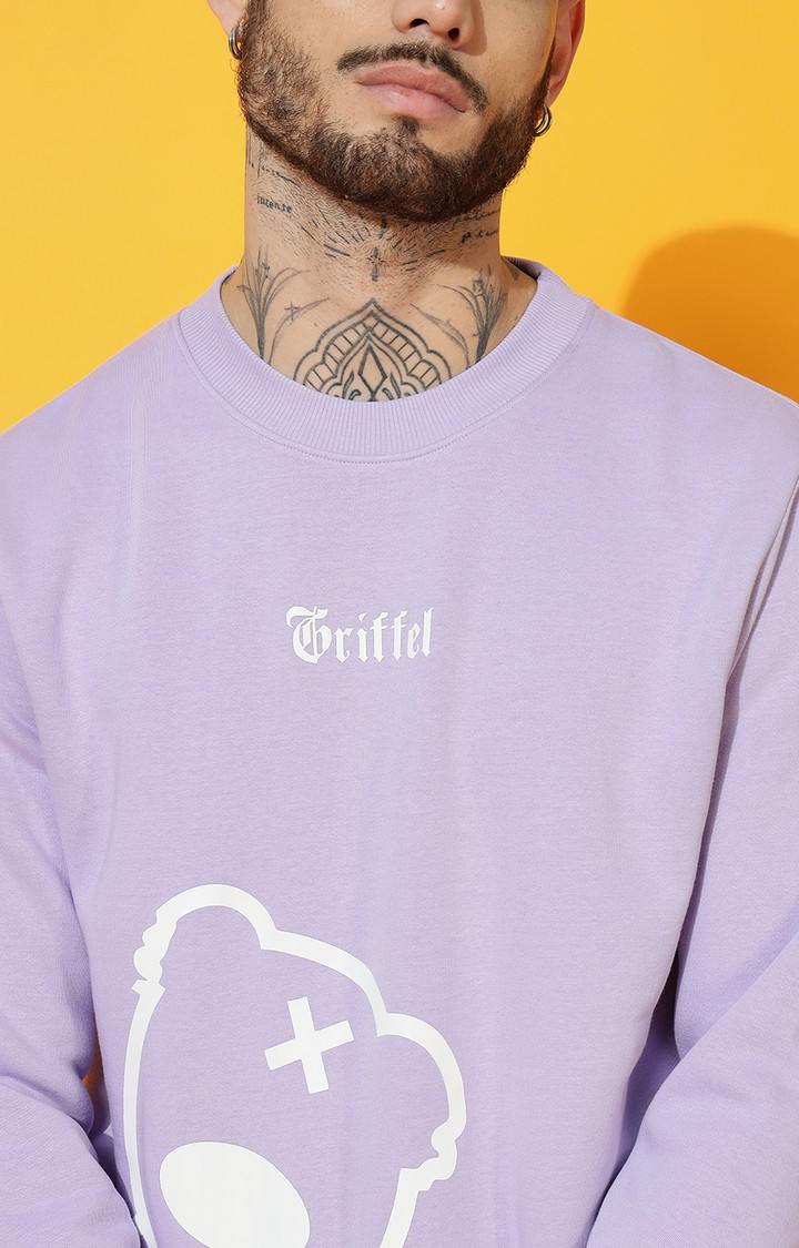 Men's TEDDY Regular Fit Mauve White Tracksuit