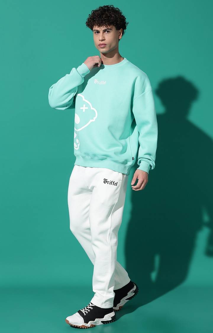 Men's TEDDY Regular Fit Sea Green Tracksuit