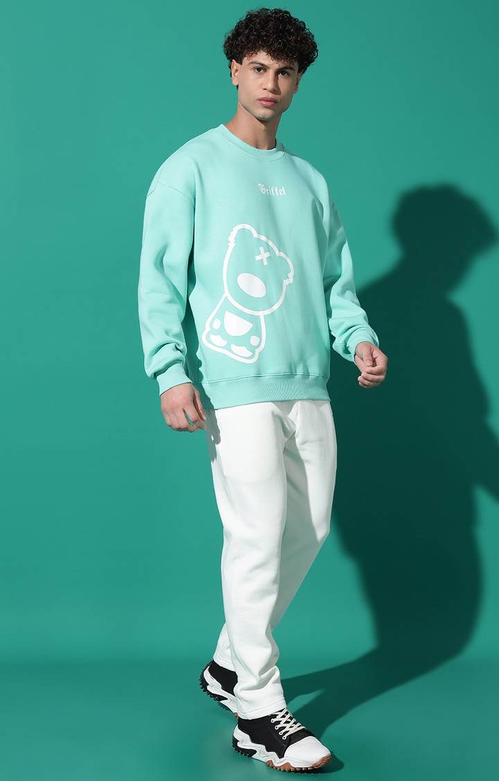 Men's TEDDY Regular Fit Sea Green Tracksuit
