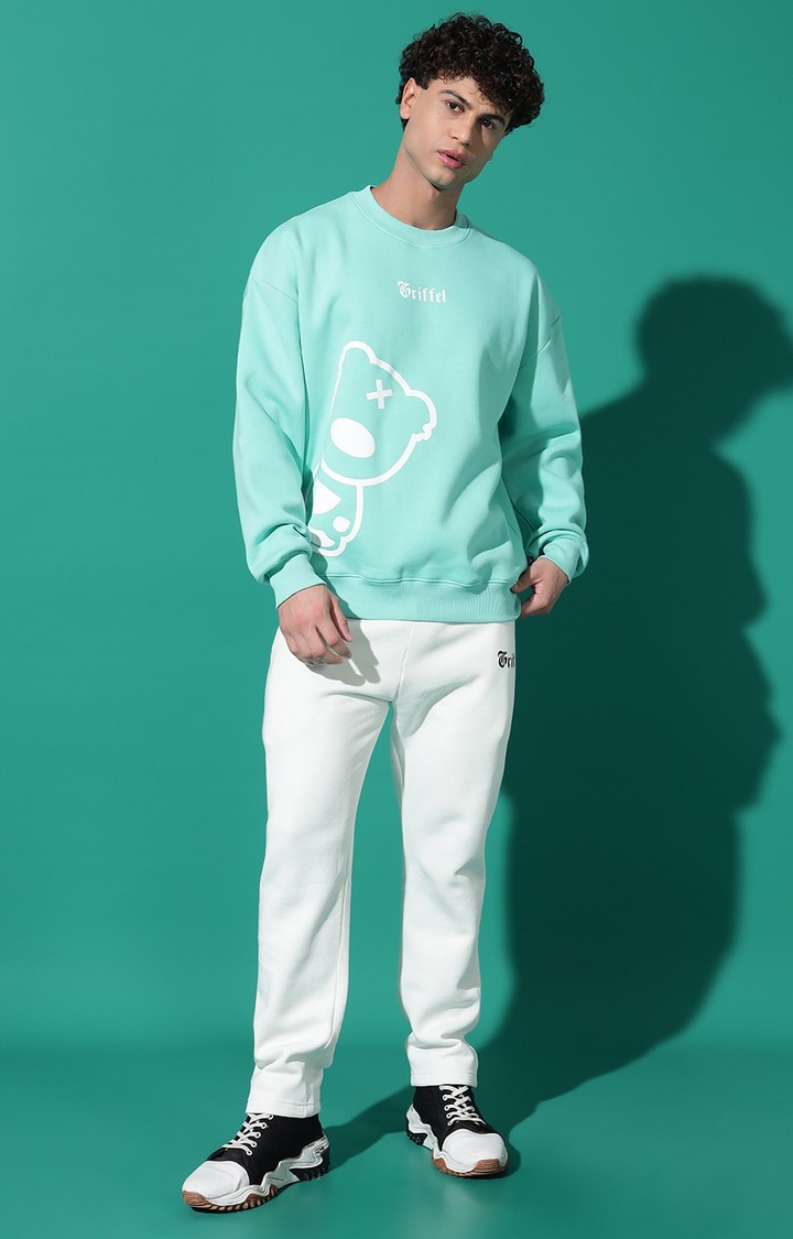 Men's TEDDY Regular Fit Sea Green Tracksuit
