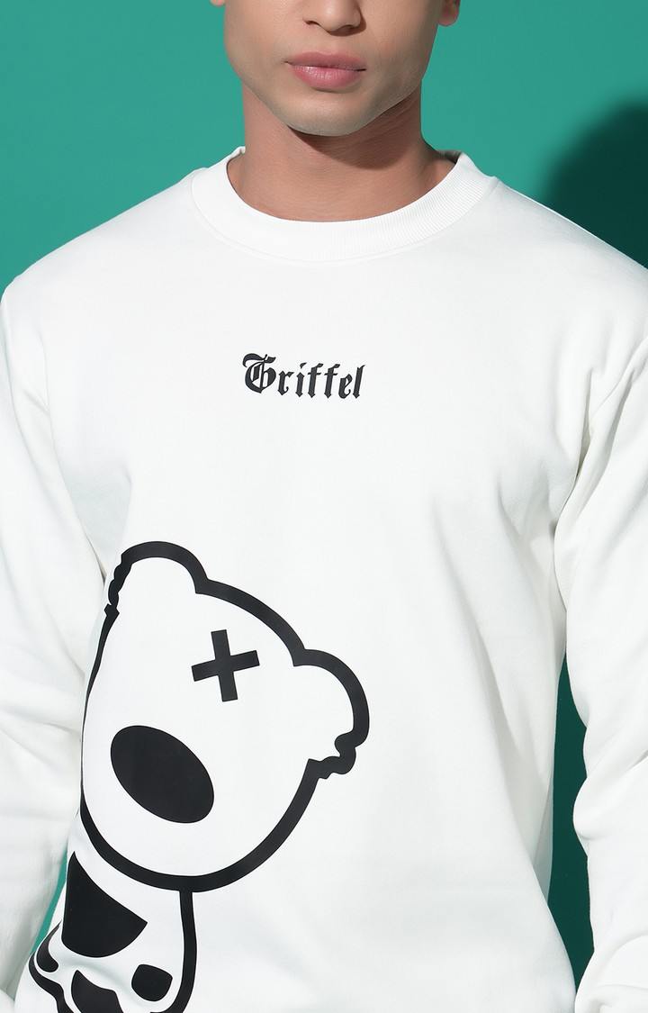 Men's TEDDY Regular Fit White Tracksuit