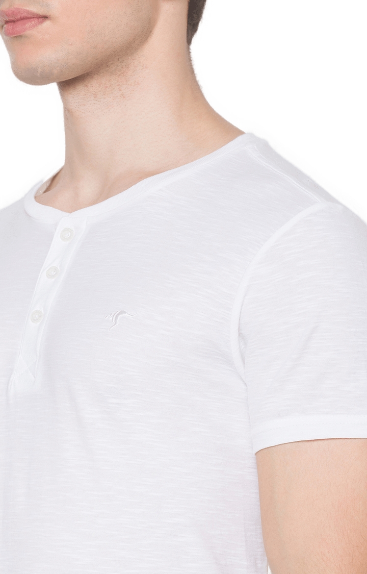 globus | White Solid T-Shirt 5