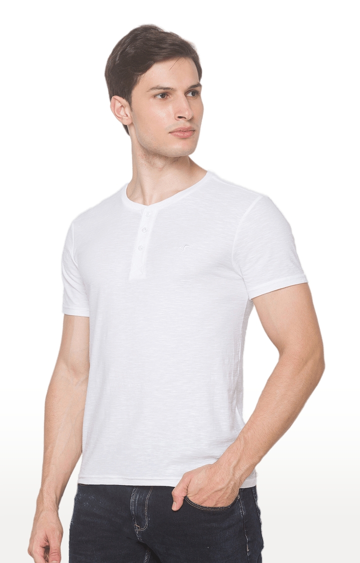 globus | White Solid T-Shirt 3