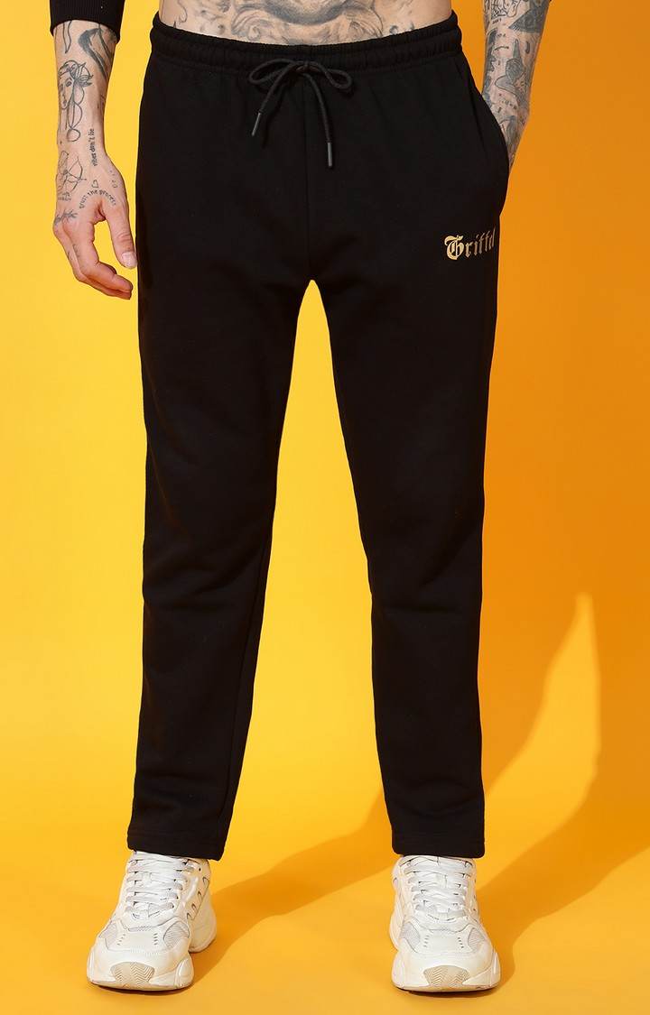 Men's TEDDY 2.0 Regular Fit Black Gold Tracksuit