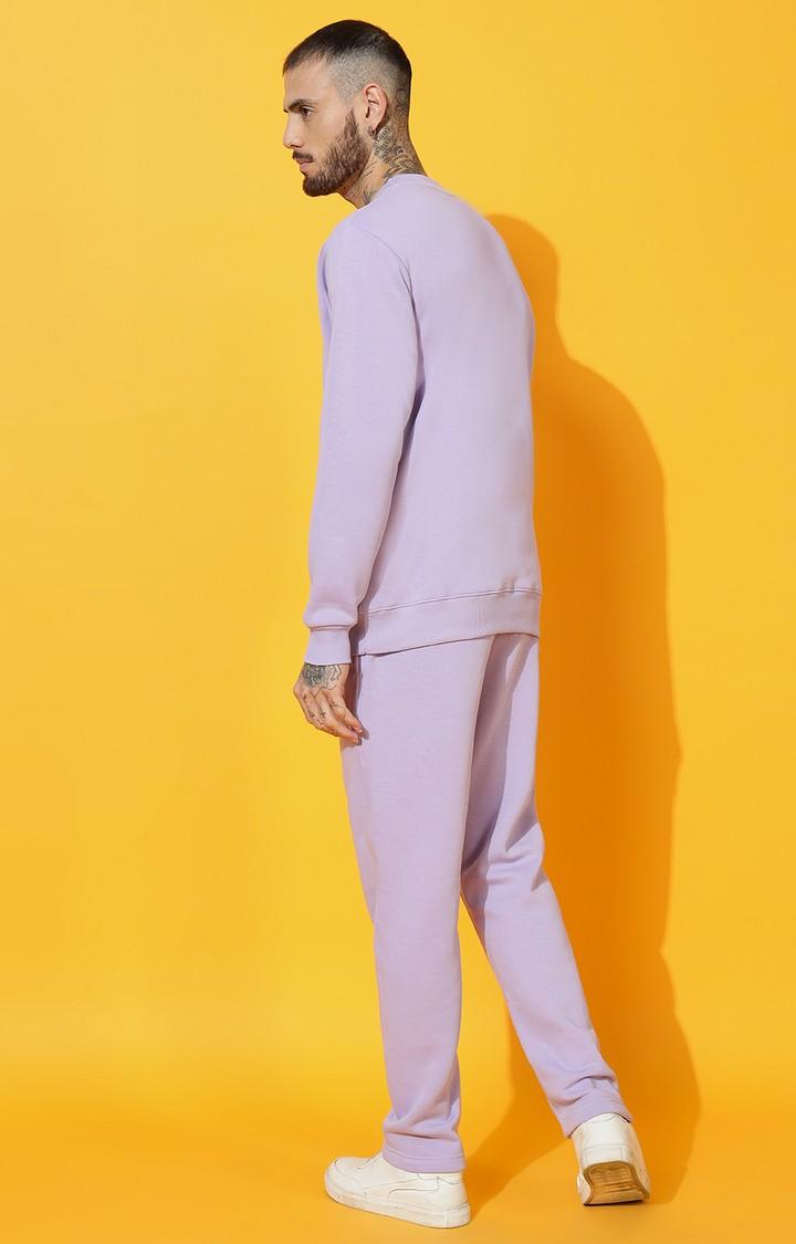 Men's TEDDY 2.0 Regular Fit Mauve Tracksuit