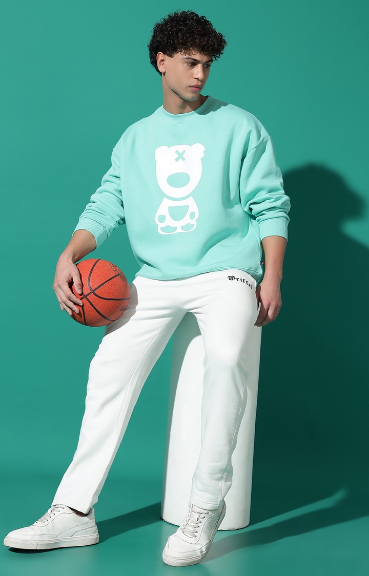 Men's TEDDY 2.0 Regular Fit Sea Green Tracksuit