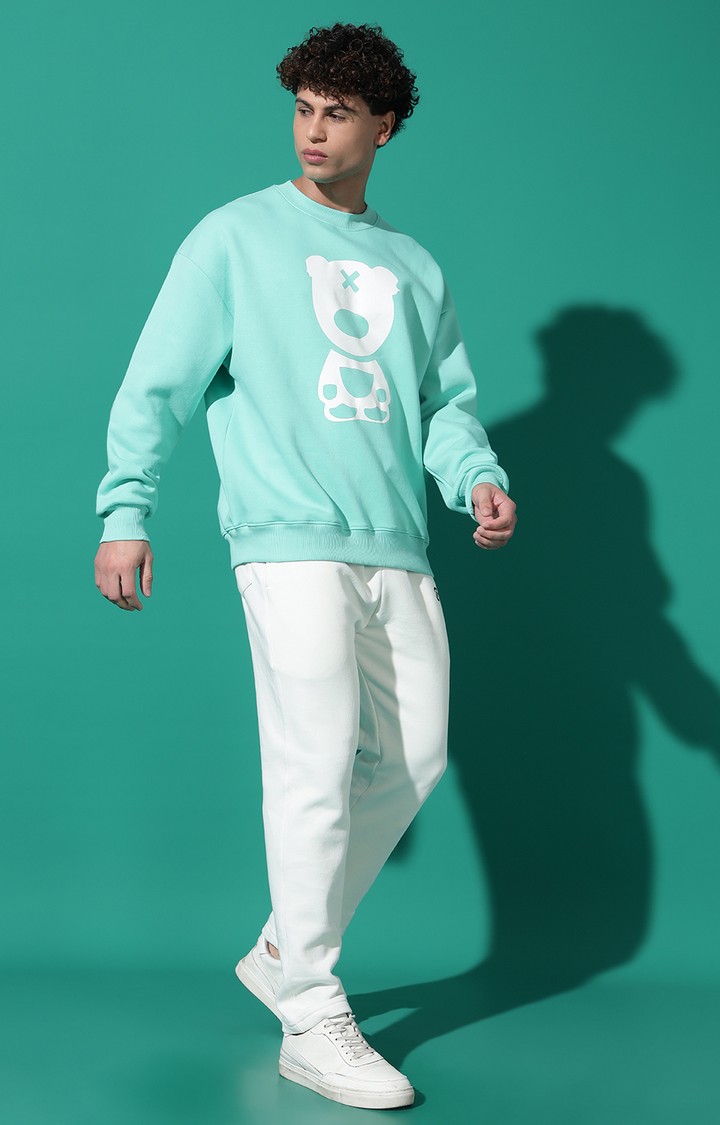 Men's TEDDY 2.0 Regular Fit Sea Green Tracksuit