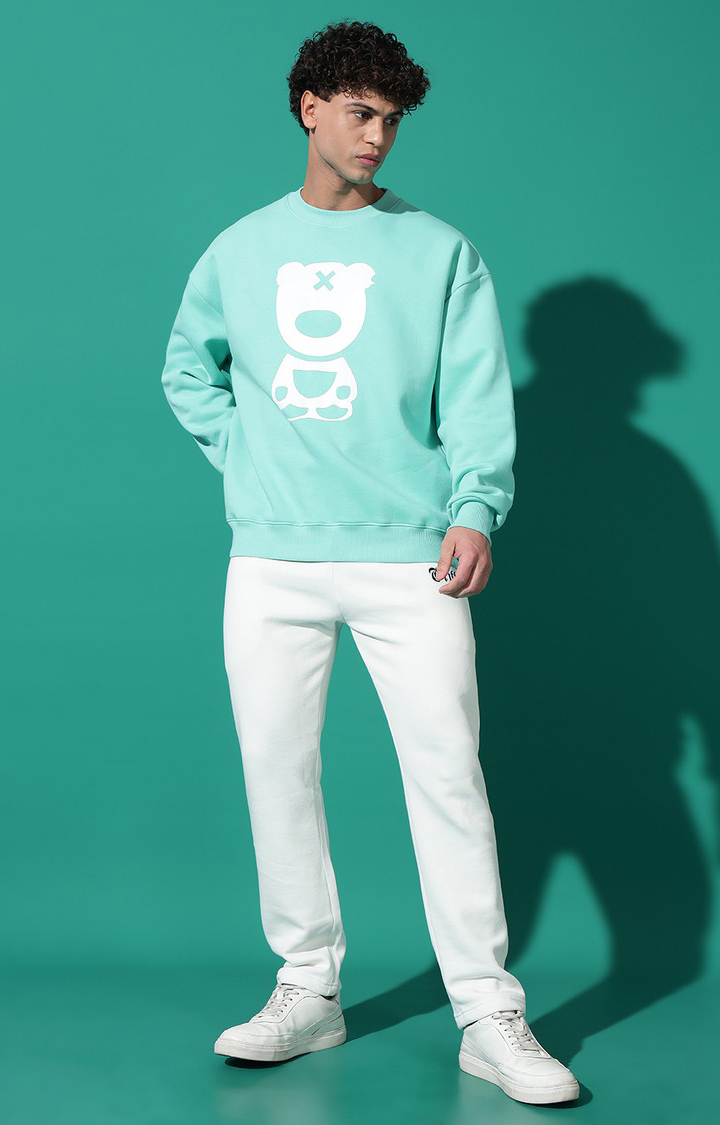 Men's TEDDY 2.0 Regular Fit Sea Green Tracksuit