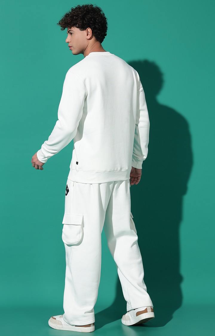Men's TEDDY 2.0 Regular Fit White Tracksuit
