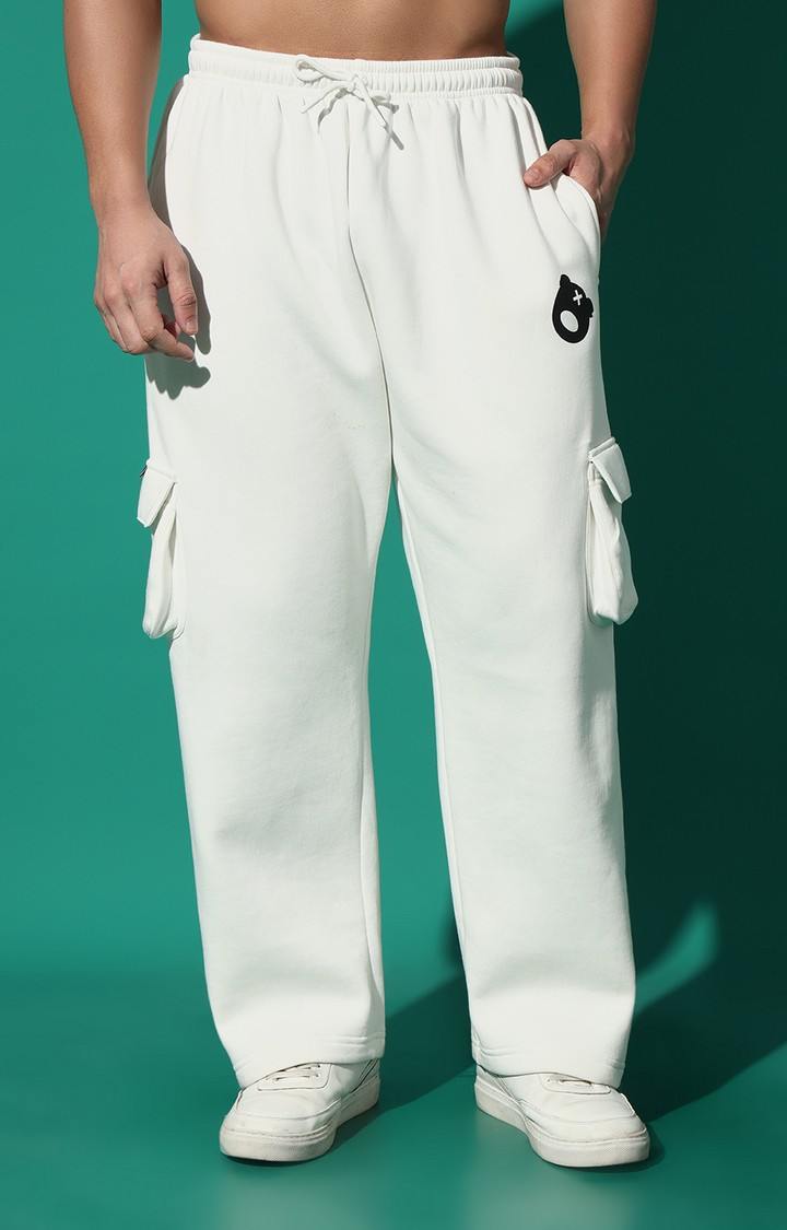 Men's BURGER Printed Regular Fit Camel Tracksuit