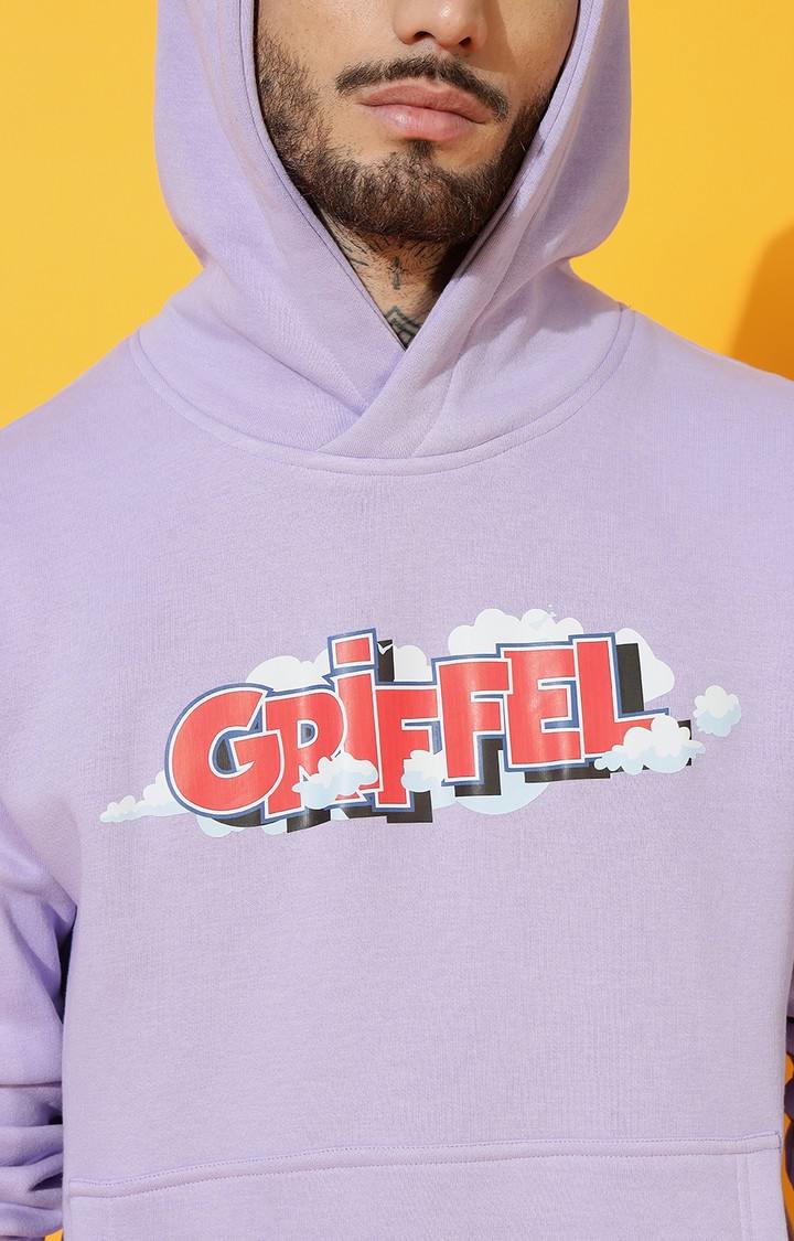 Men's Cloud Regular Fit Mauve Hoodie Tracksuit