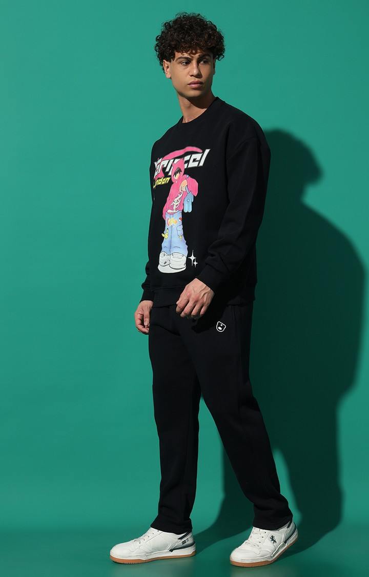 Men's Cool Kid Oversized Navy Tracksuit