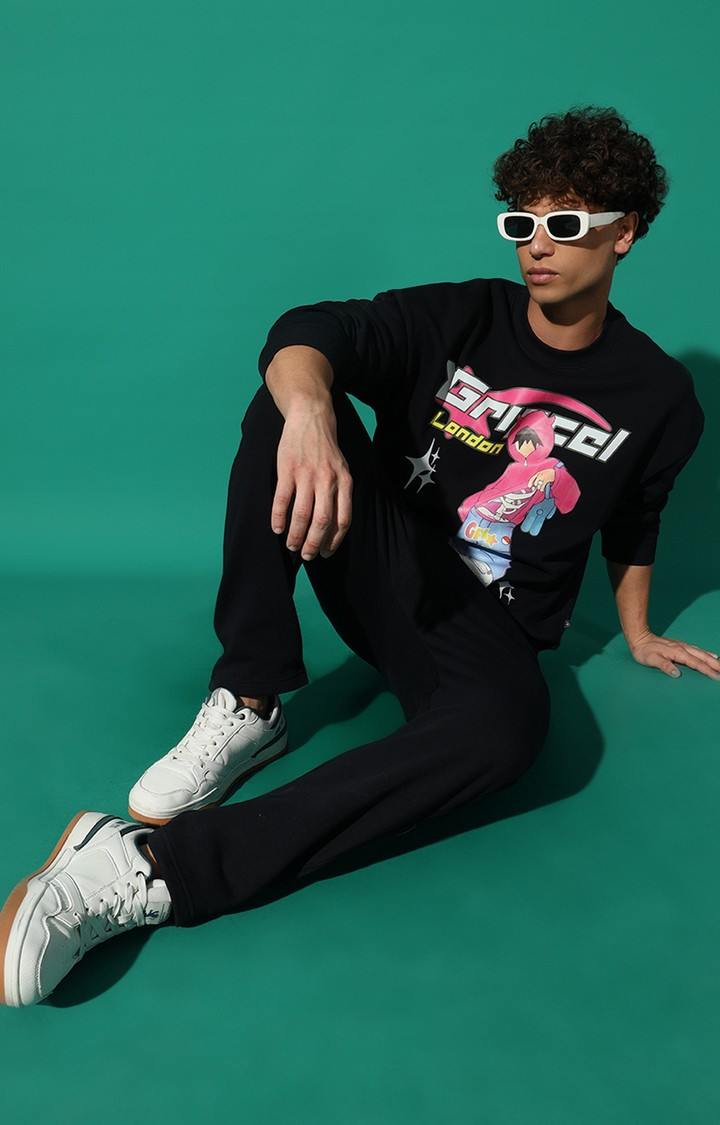 Men's Cool Kid Oversized Navy Tracksuit