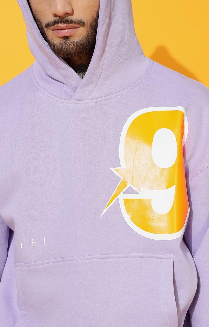 Men's 9 Oversized Mauve Hoodie Tracksuit