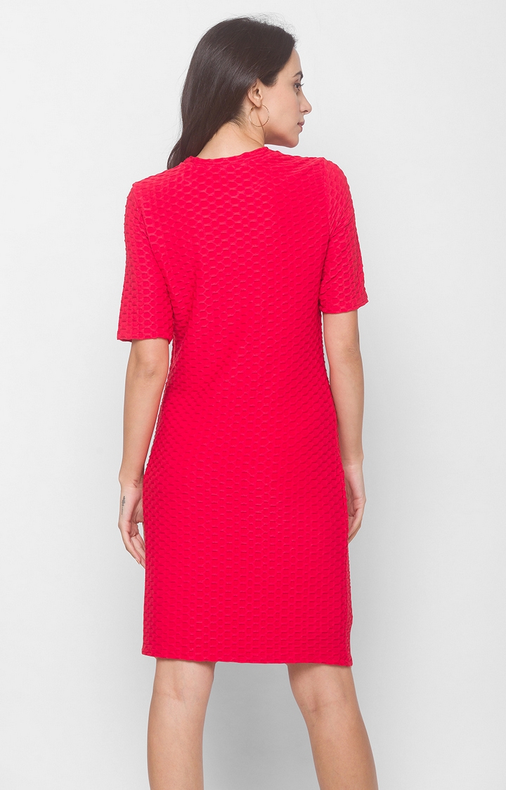 globus | Red Solid Dresses 4