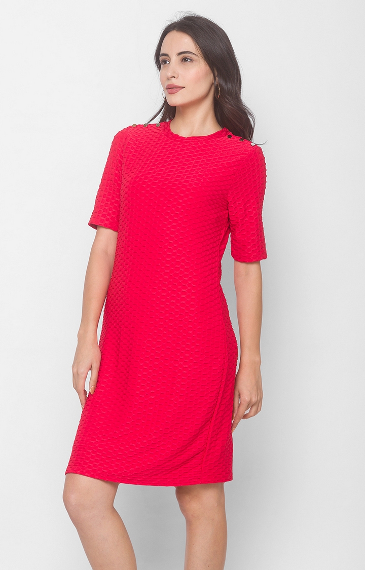 globus | Red Solid Dresses 3