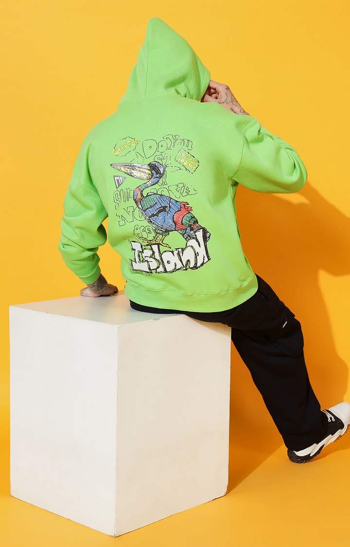 Men's ISLAND BIRD Oversized Parrot Hoodie Tracksuit