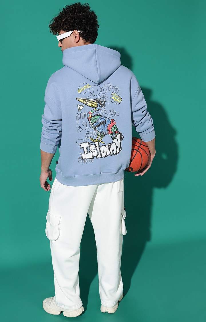 Men's ISLAND BIRD Oversized Sky Hoodie Tracksuit