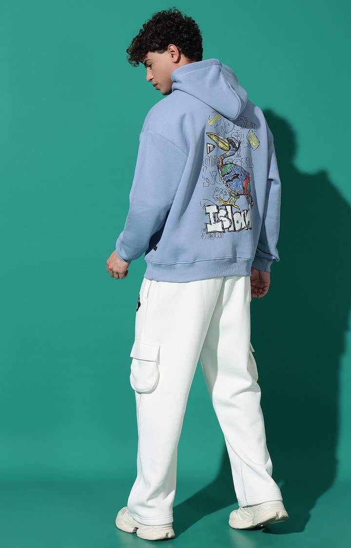 Men's ISLAND BIRD Oversized Sky Hoodie Tracksuit