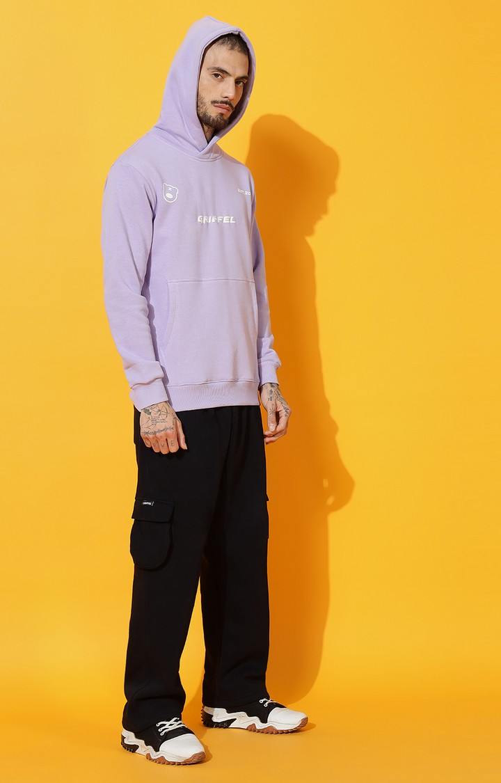 Men's TECH Oversized Mauve Hoodie Tracksuit