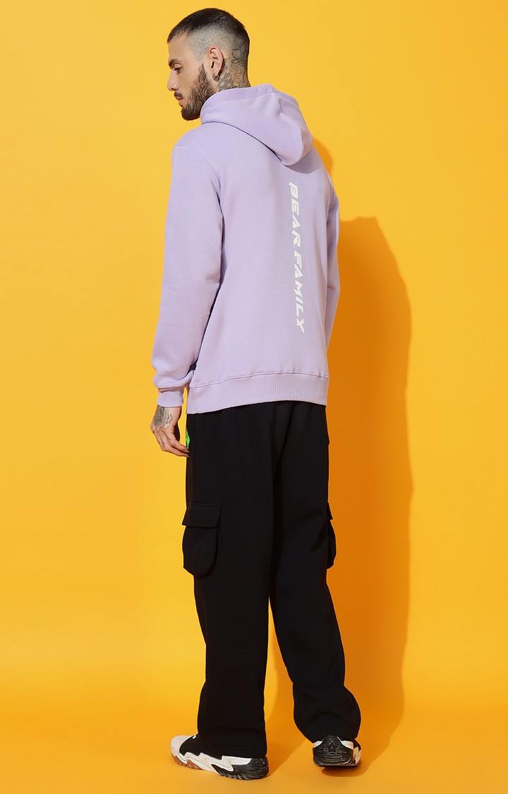 Men's TECH Oversized Mauve Hoodie Tracksuit