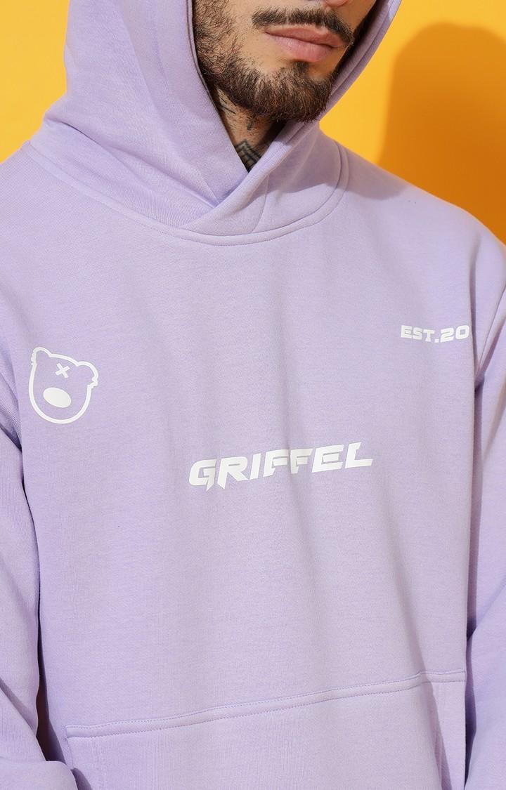 Men's TECH Oversized Mauve Hoodie Tracksuit