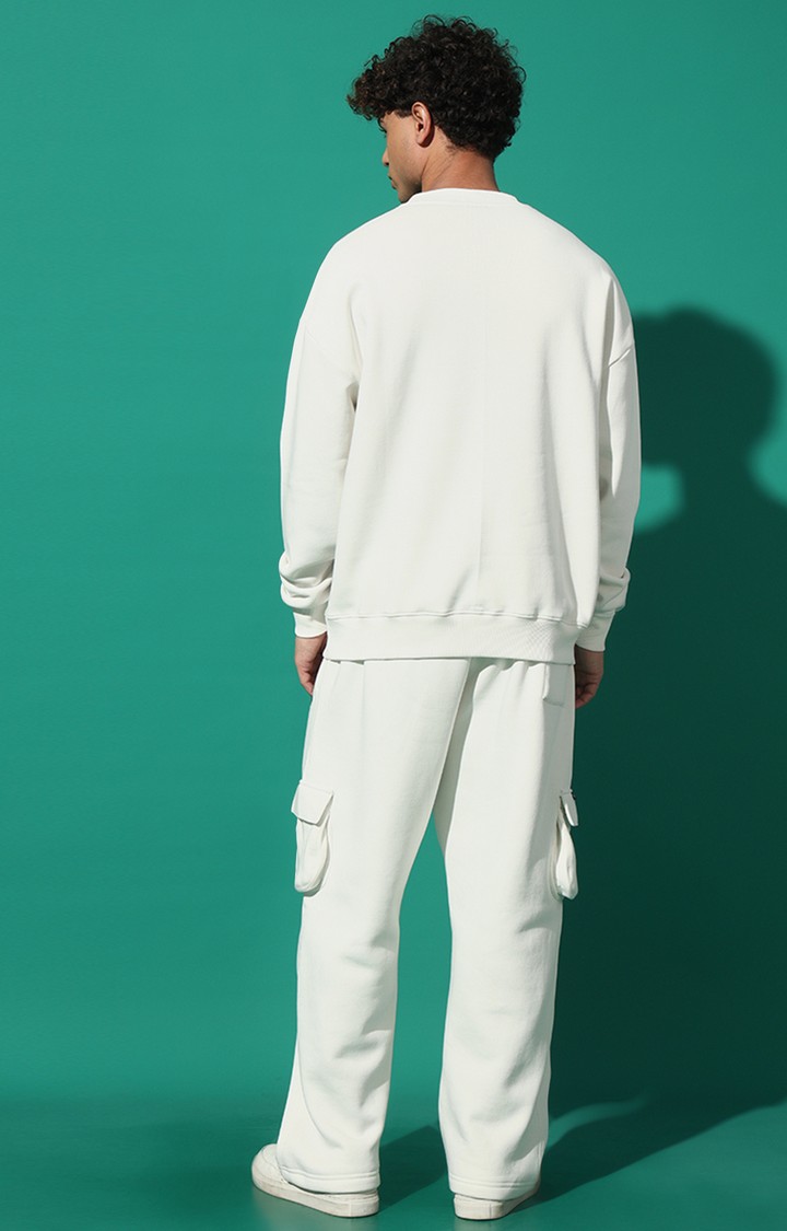 Men's GRIFFEL Oversized White Tracksuit