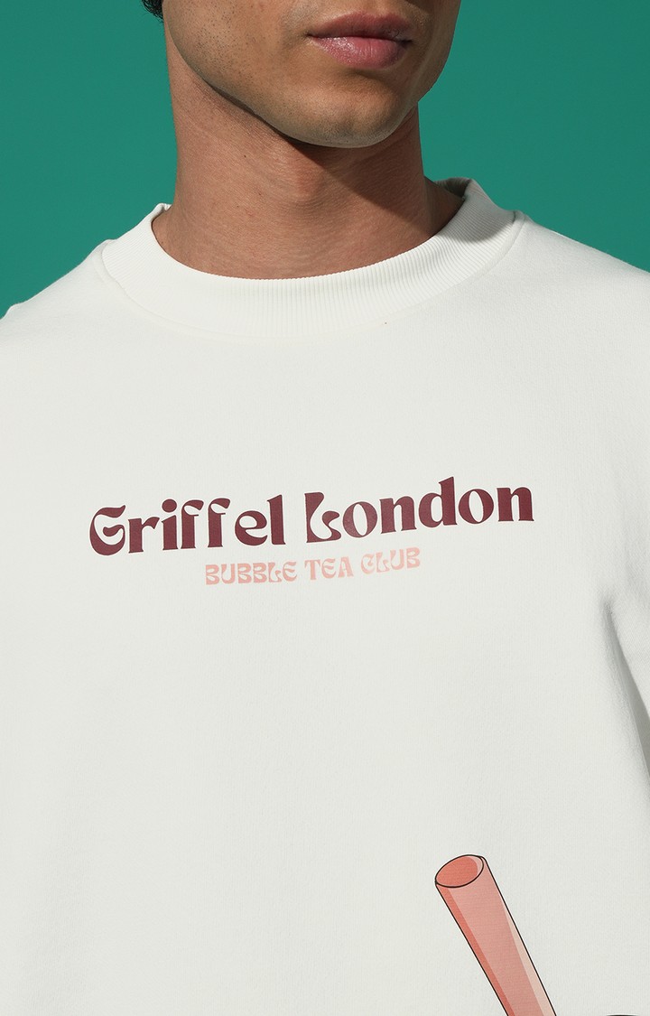 Men's GRIFFEL Oversized White Tracksuit